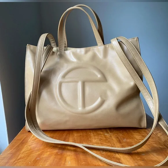 Telfar bag nude clearance
